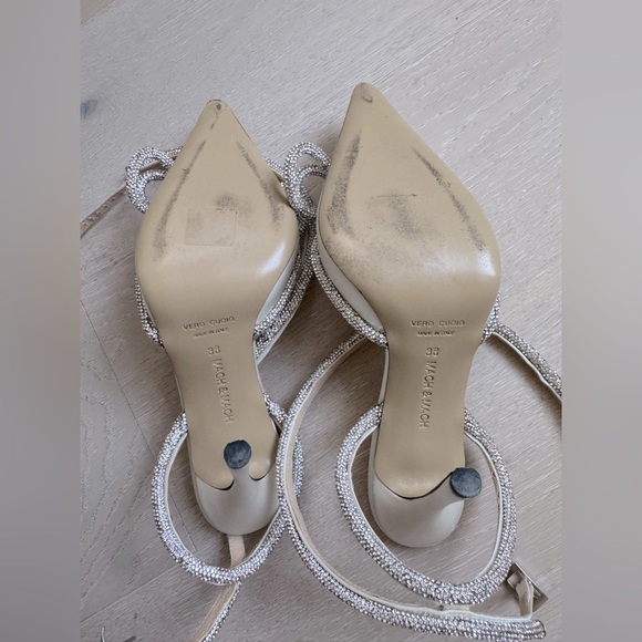 MACH & MACH Double Crystal Bow High Heel - Picture 12 of 14